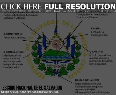 Escudo de la bandera de El Salvador